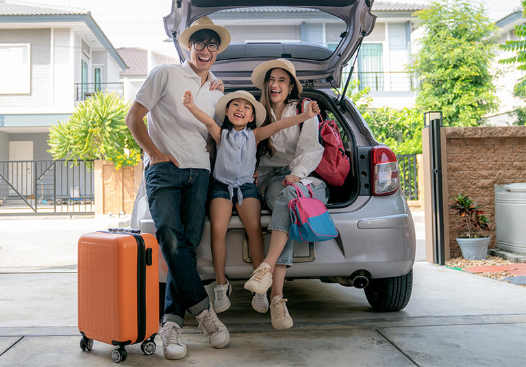 Image of a happy electric vehicle owner in Delaware